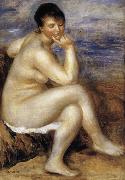 Pierre Renoir Bather with a Rock France oil painting reproduction
